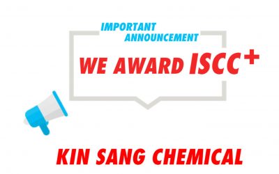 Kin Sang Chemical Awards ISCC Plus Certificate